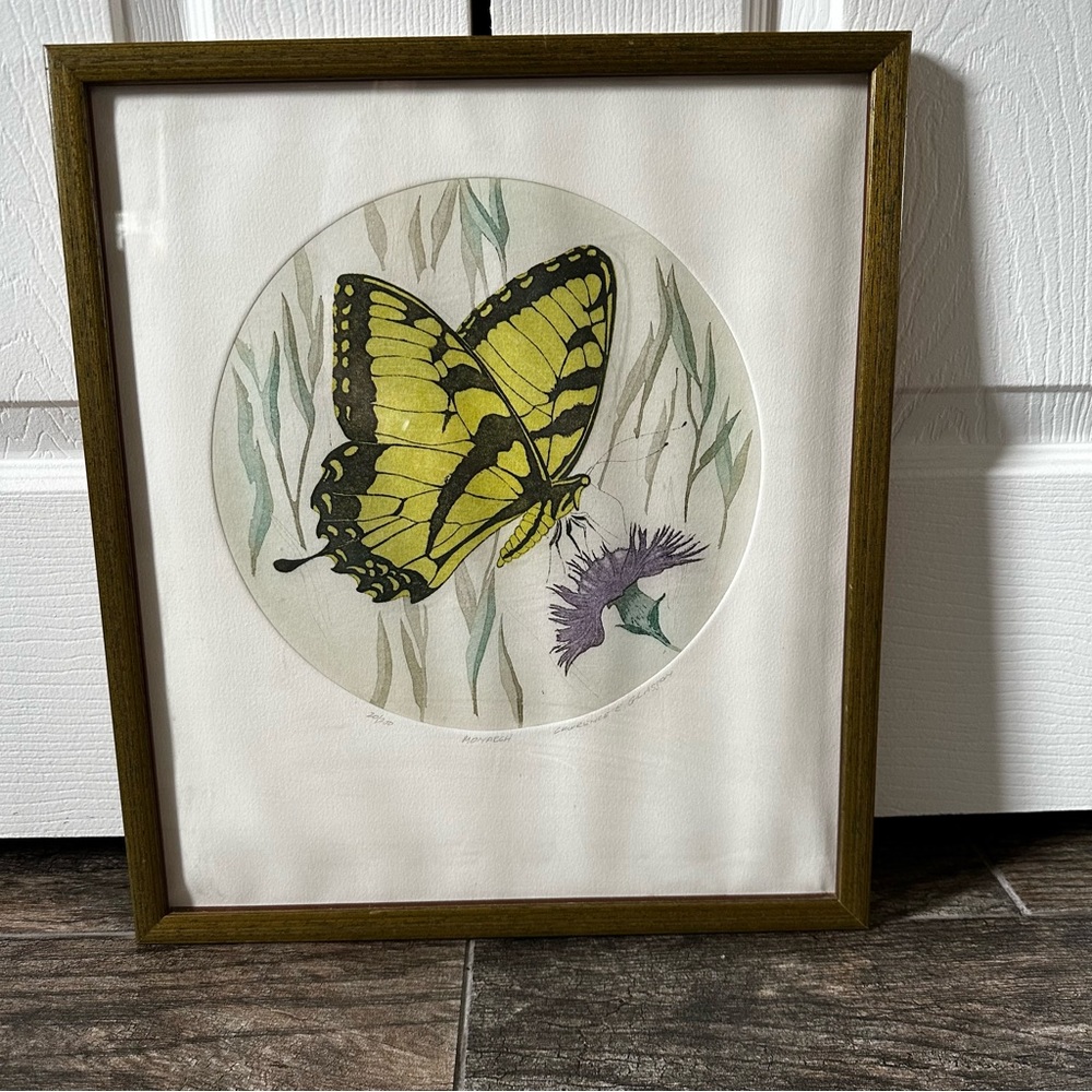 Monarch Butterfly Signed Original Art 20/200